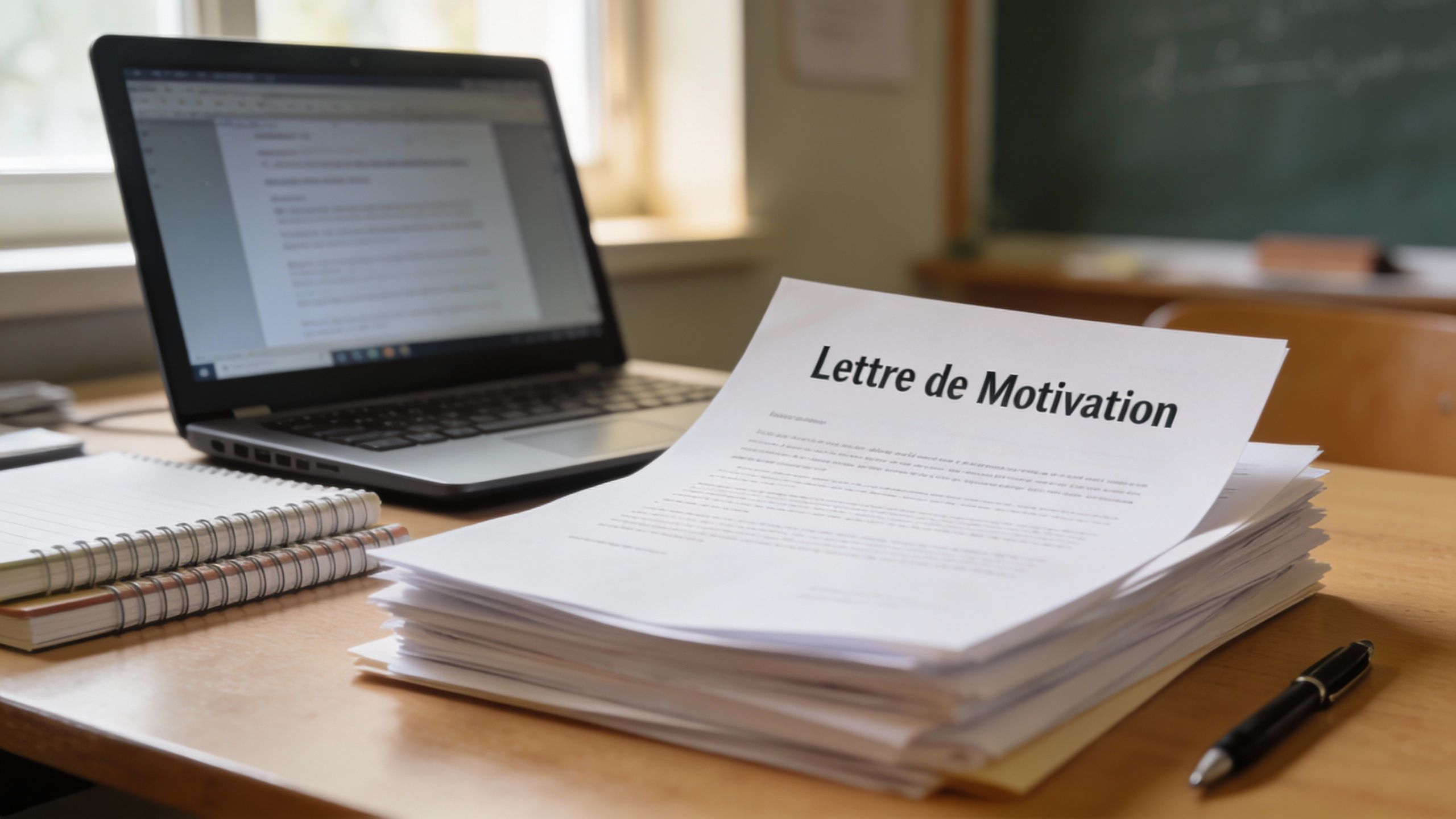 Lettre de motivation professeur contractuel : exemples et modèle prêt à adapter