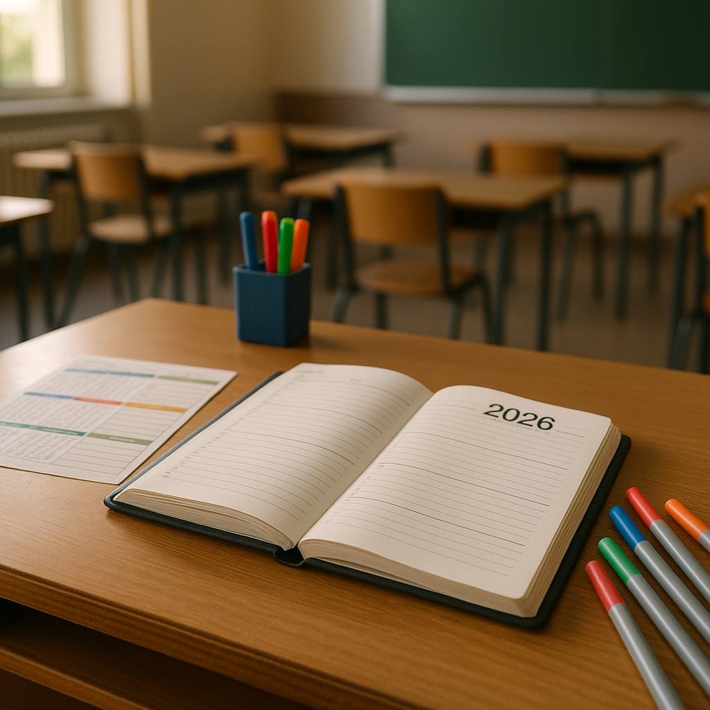 Calendrier scolaire 2026 : dates officielles et zones A, B, C