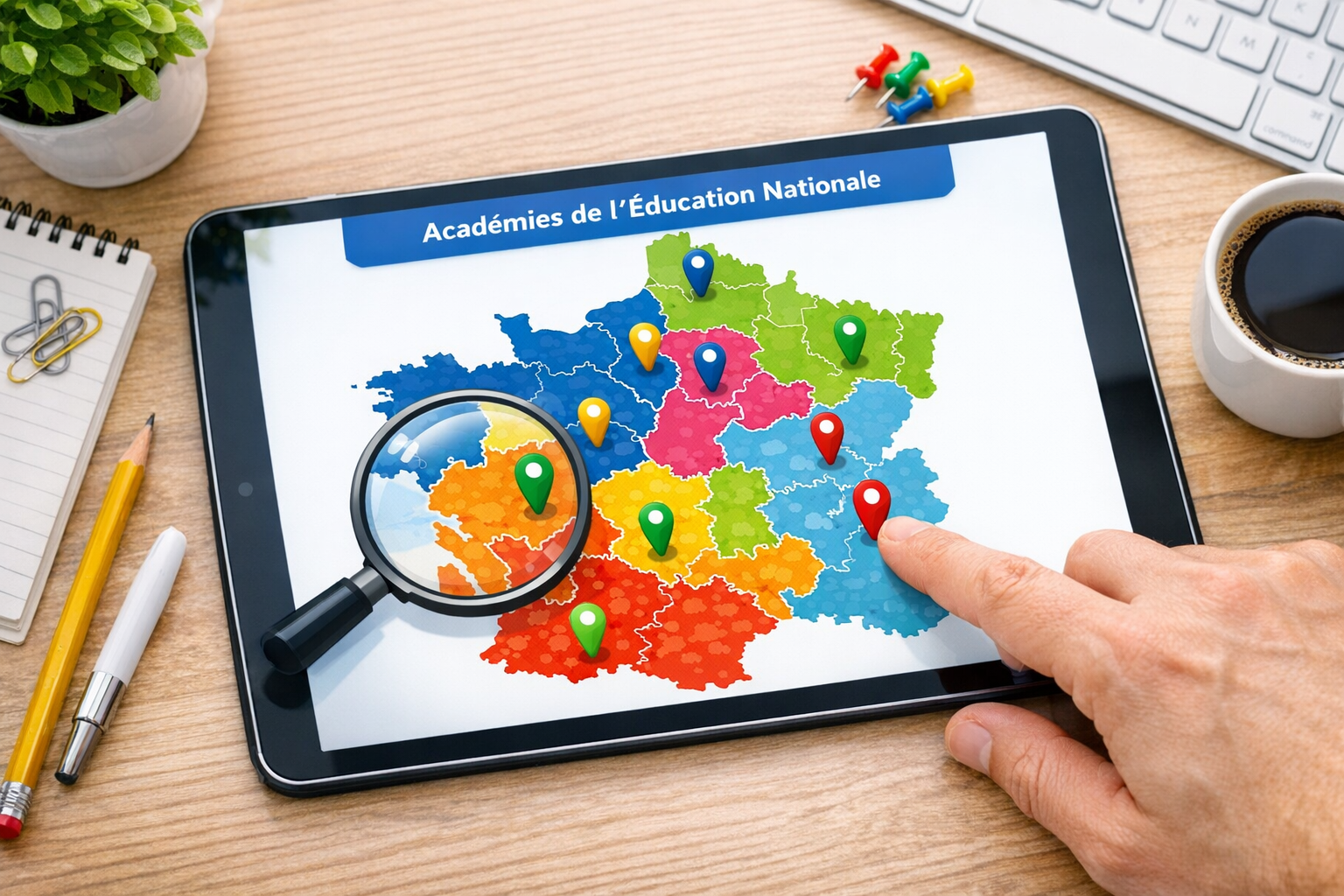 Carte des académies Éducation nationale : trouve la tienne vite