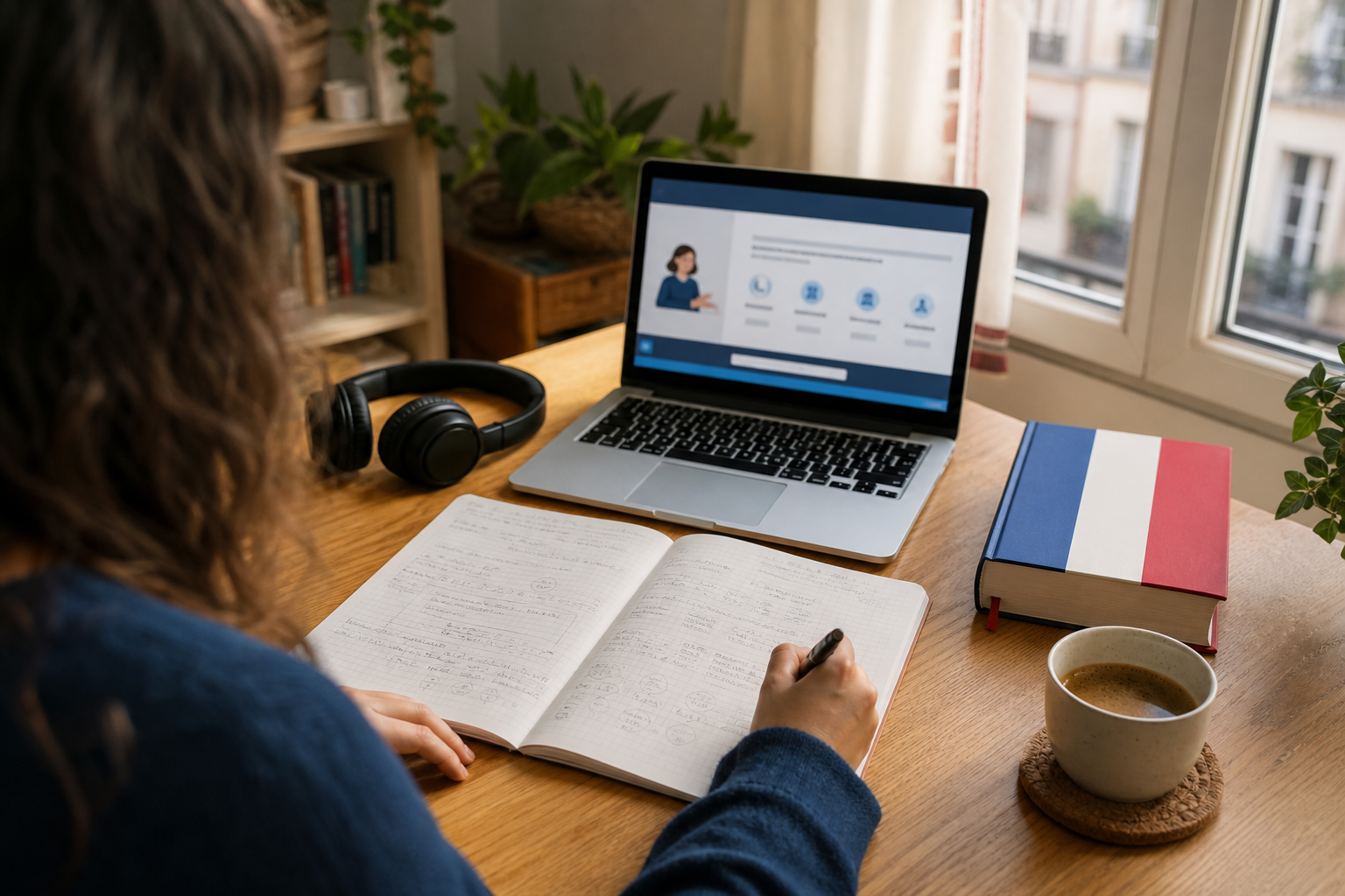 Un cours de français adapté te fait progresser au quotidien