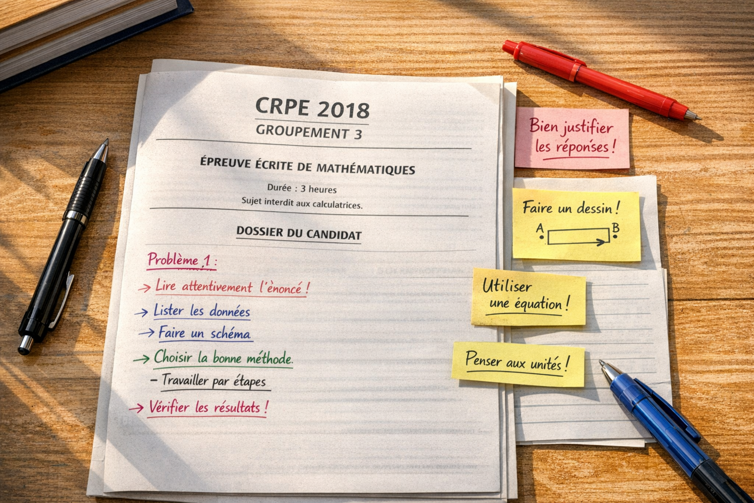 CRPE 2018 groupement 3 : sujet officiel et méthode