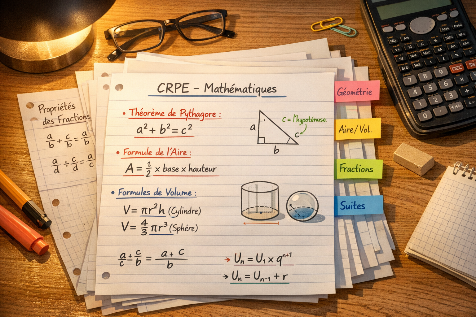 Fiches maths CRPE : les vraies fiches qui font gagner des points