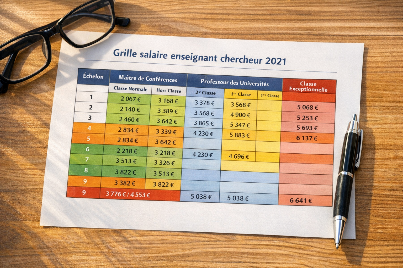 Grille salaire enseignant chercheur 2021 : repères clairs