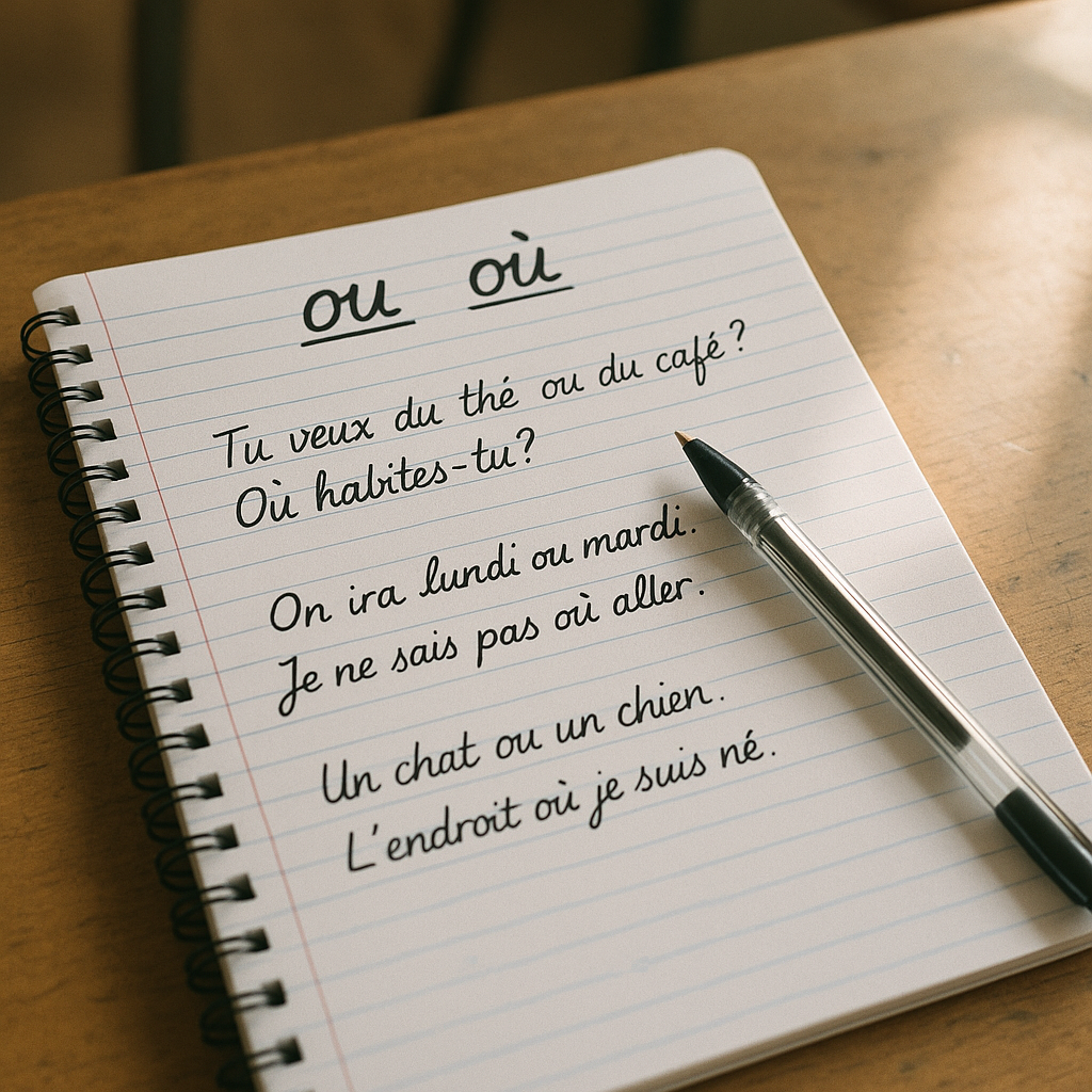 Ou ou où : la différence simple pour ne plus te tromper