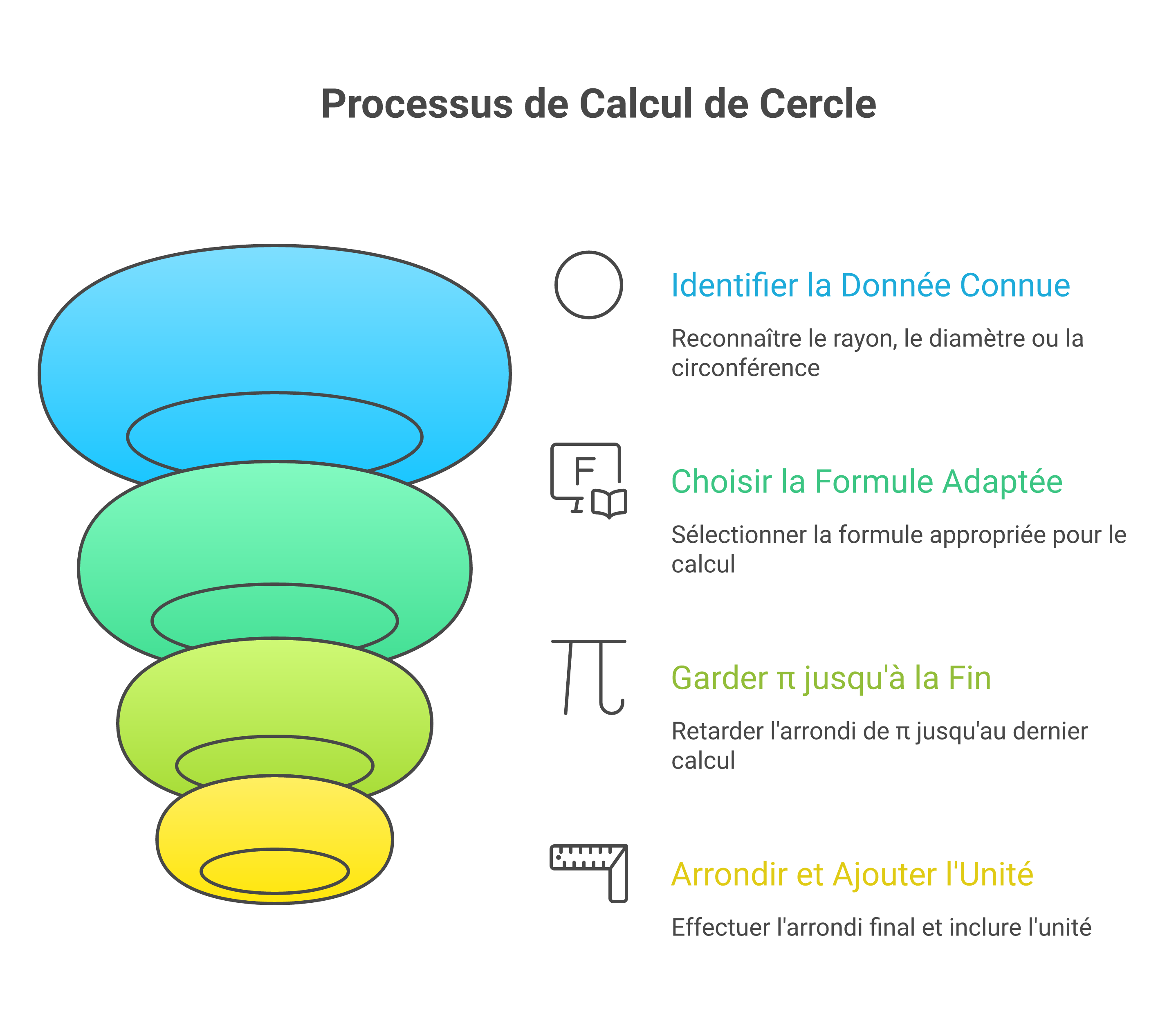 Méthode simple pour choisir entre π et 3,14 dans un exercice de géométrie
