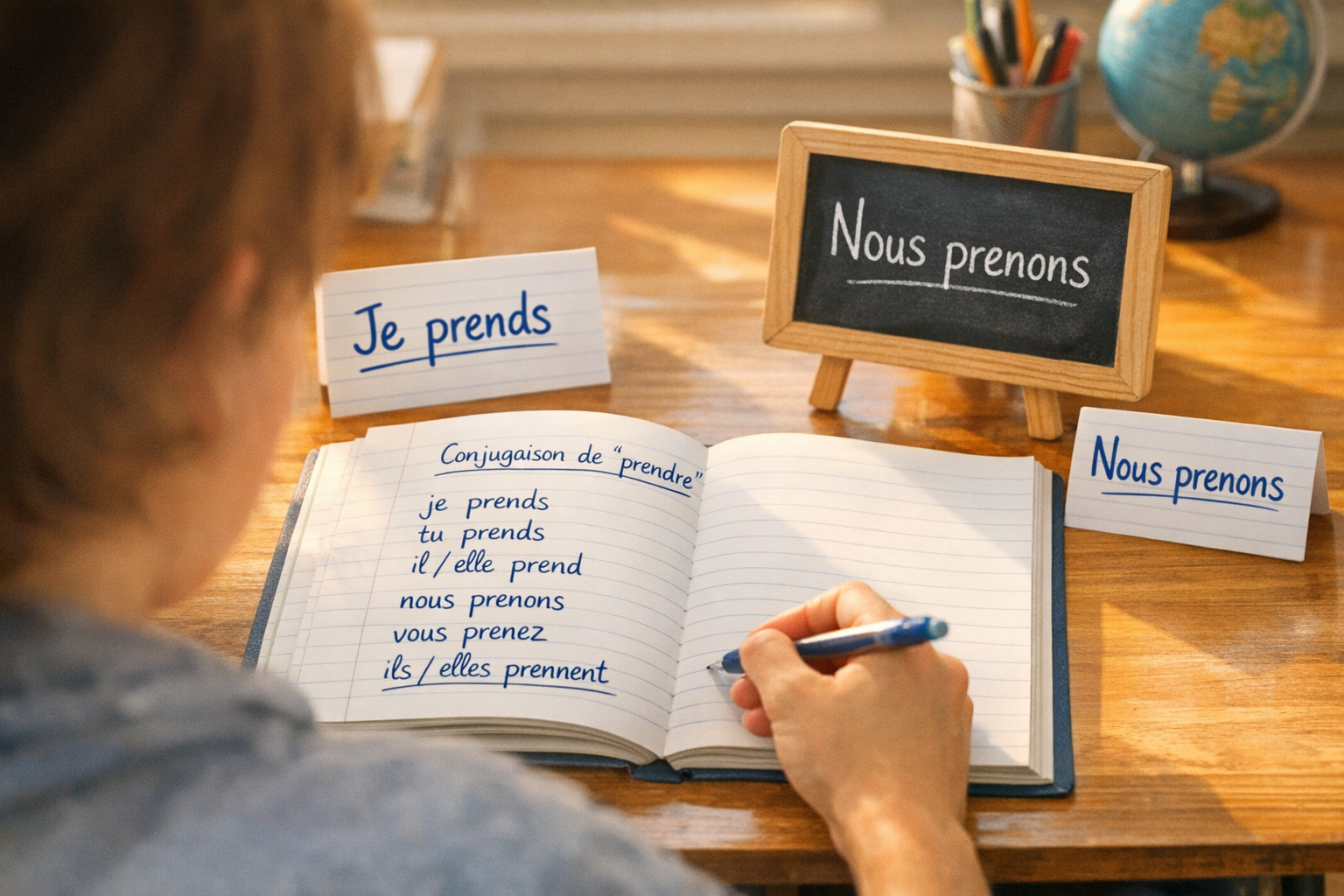 Prendre : la conjugaison simple pour ne plus te tromper