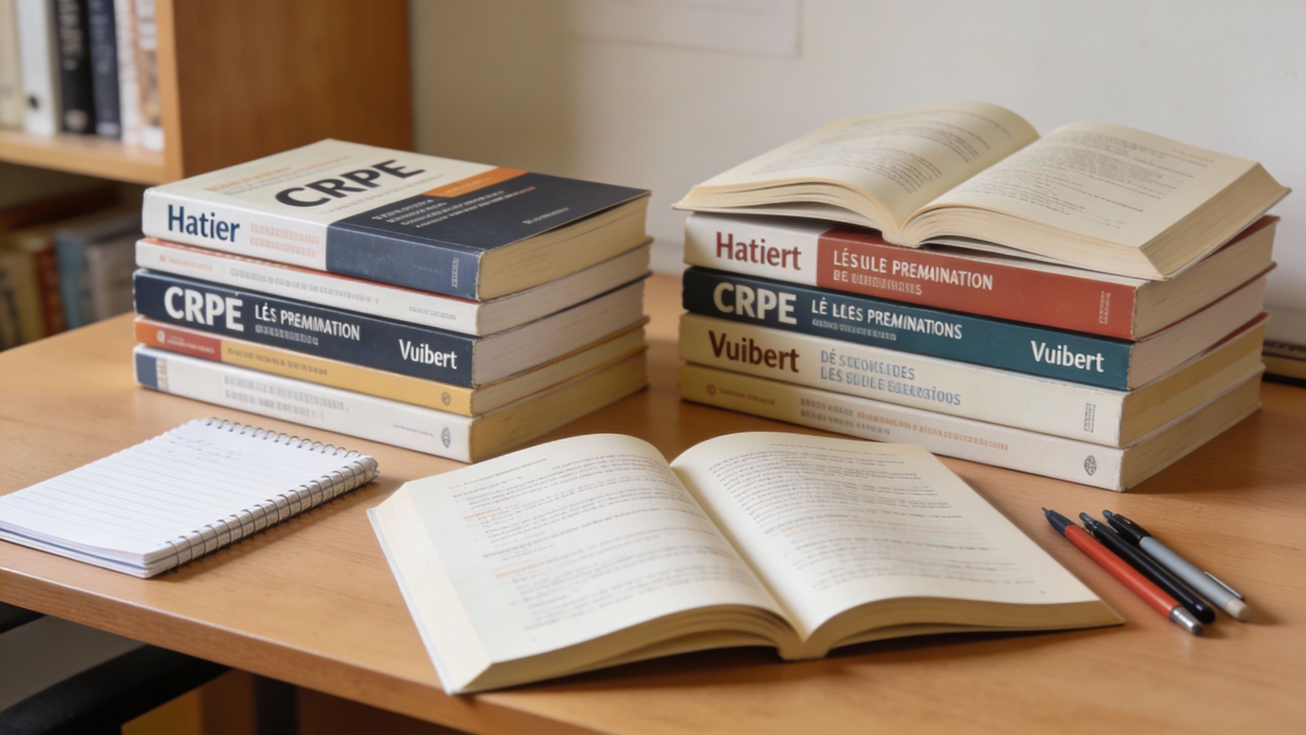 Hatier ou Vuibert : quels livres choisir pour préparer le CRPE ?
