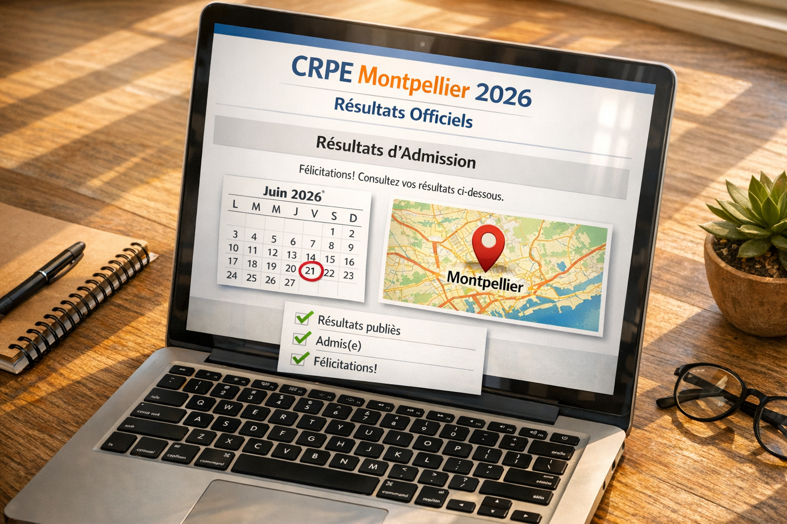 Résultat CRPE Montpellier 2026 : date, lien officiel et étapes